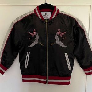 Kids Silk style  Bomber Jacket